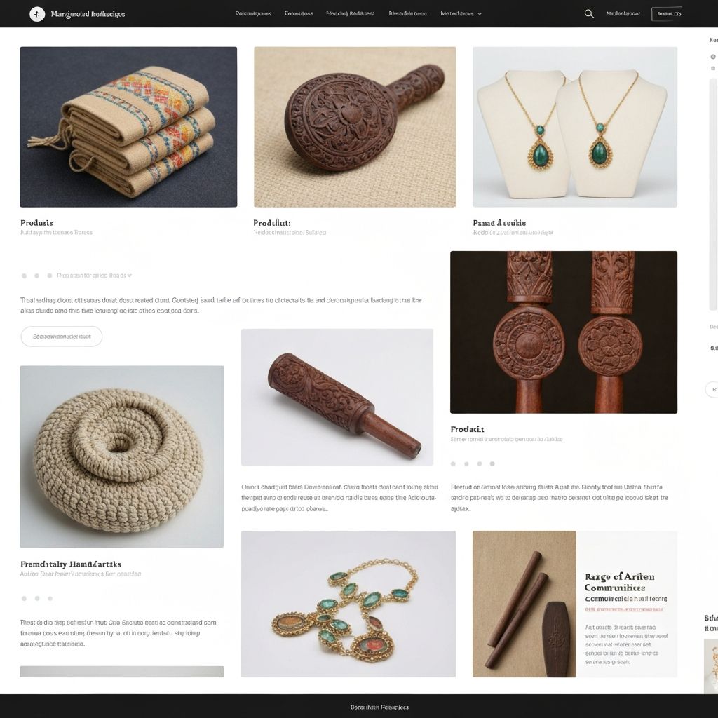 Website UMKM Kerajinan